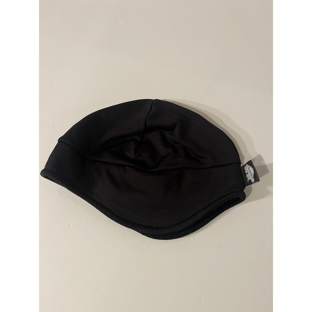 Turtle Fur Kids Black Fleece Lined Winter Skull Cap Beanie Stretch Hat
